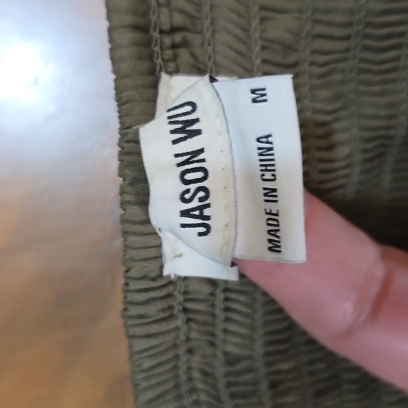 Jason Wu cropped puff sleeve top - Picture 6 of 11